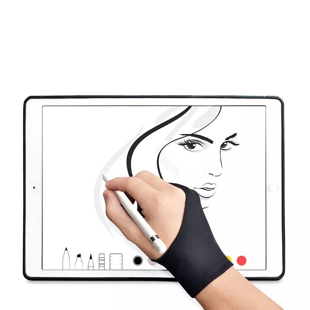4Pcs Artist Two Finger Gloves  - đánh giá và giá Drawing Glove Artist