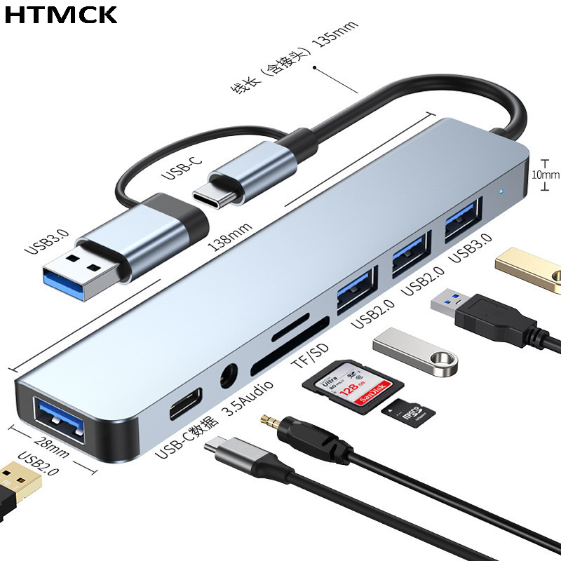 8-in-2 USB Type-C Multiport Do - đánh giá và giá Usb Hub Type C