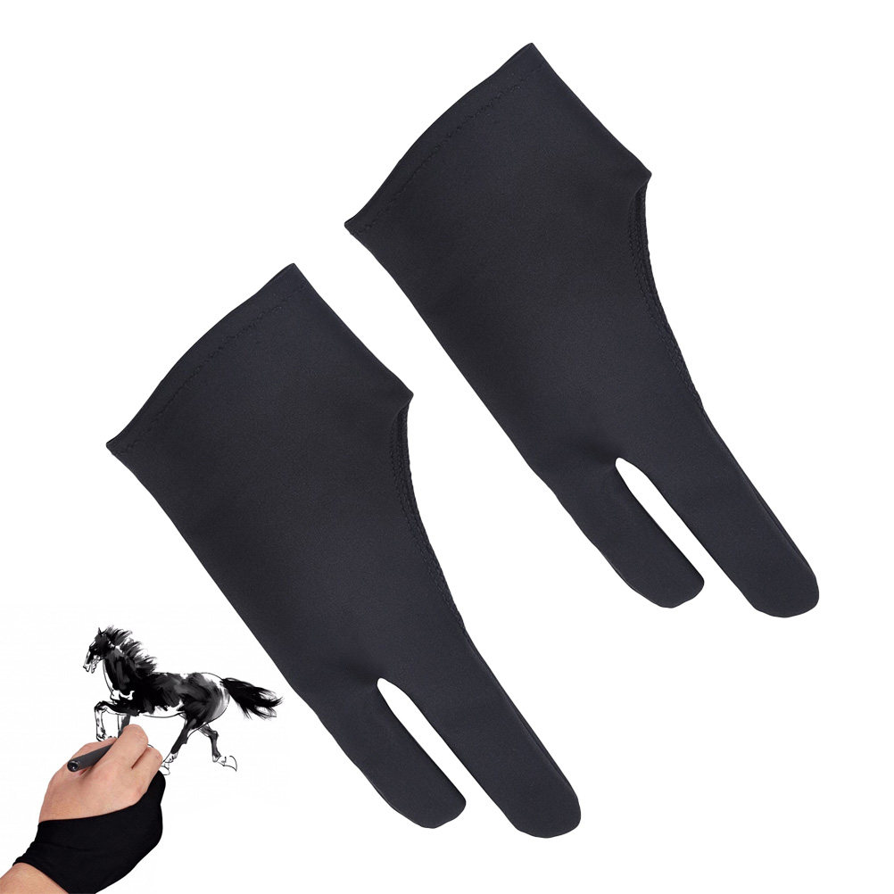 2Pcs Two Finger Drawing Gloves - đánh giá và giá Drawing Glove Artist
