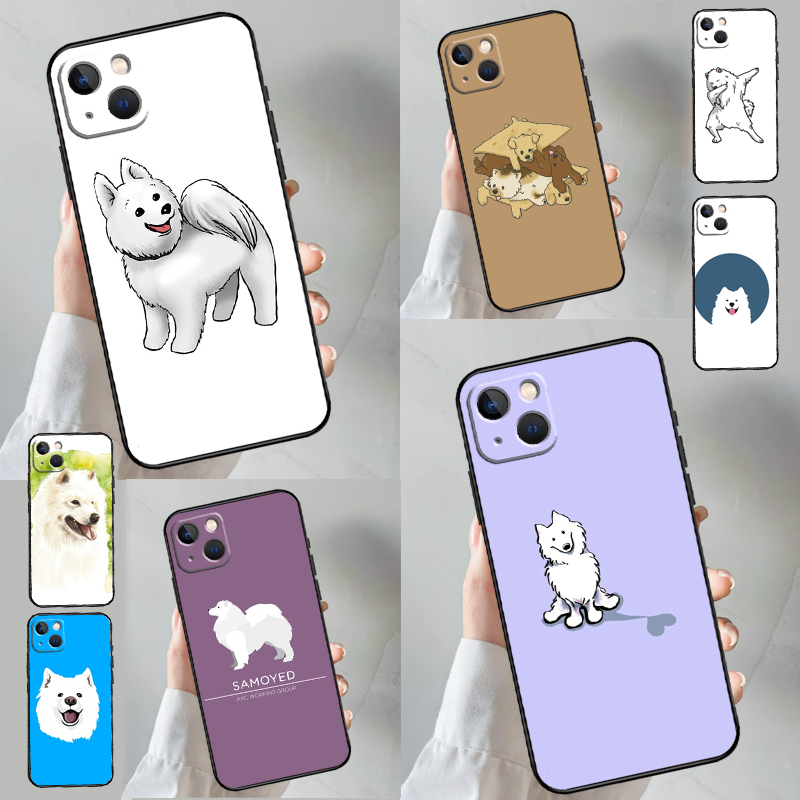 Cartoon Samoyed Dog Case For O - đánh giá và giá Oppo Reno 12